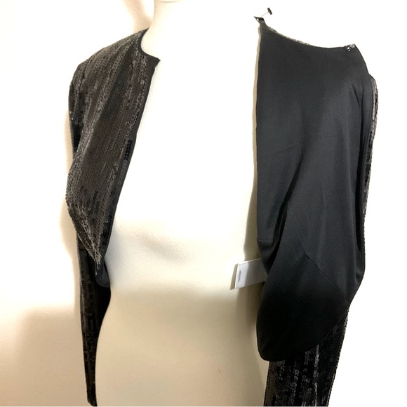 Express X Karla Sequin Bolero Jacket Black M - Picture 7 of 7